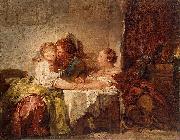 Jean Honore Fragonard Captured kiss Germany oil painting artist